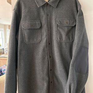 L.L. Bean Men's Charcoal Gray Shirt Jacket